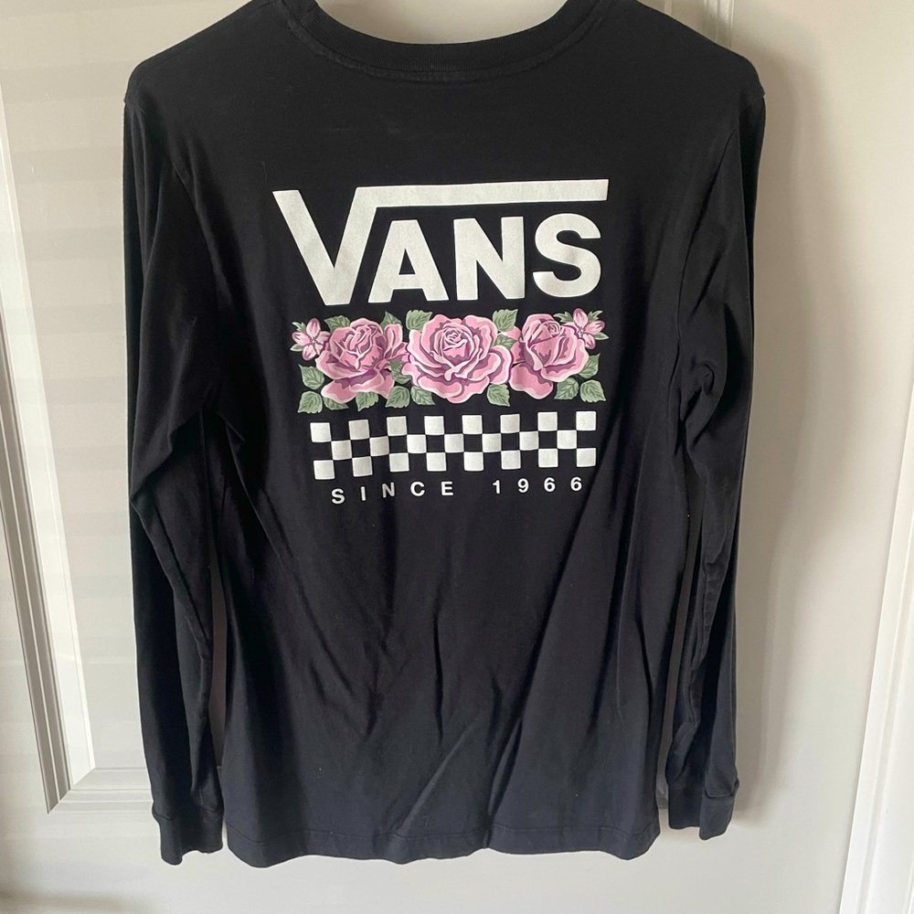VANS floral long sleeve🌹